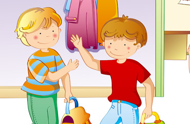 Stile illustrazione scolastica