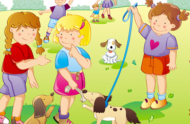 Stile illustrazione scolastica