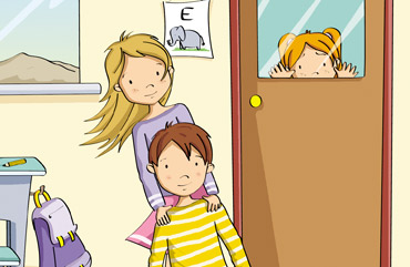 Stile illustrazione scolastica