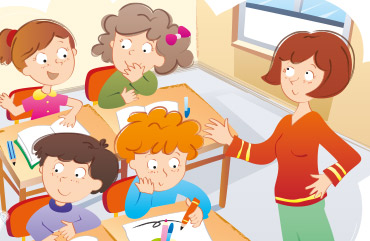 Stile illustrazione scolastica