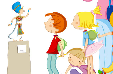 Stile illustrazione scolastica