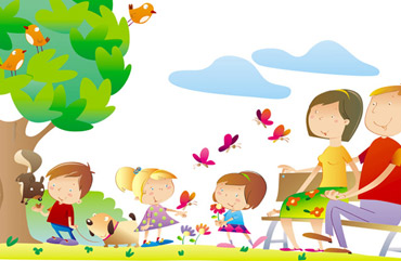 Stile illustrazione scolastica