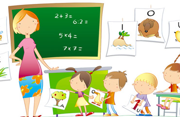 Stile illustrazione scolastica