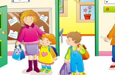 Stile illustrazione scolastica