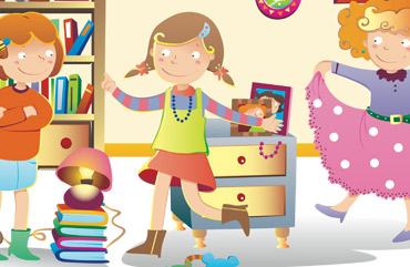 Stile illustrazione scolastica