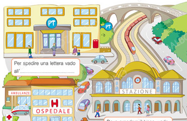 Stile illustrazione scolastica