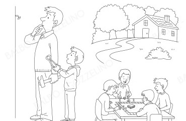 Stile illustrazione scolastica