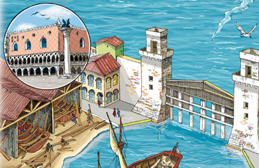 Stile illustrazione scolastica